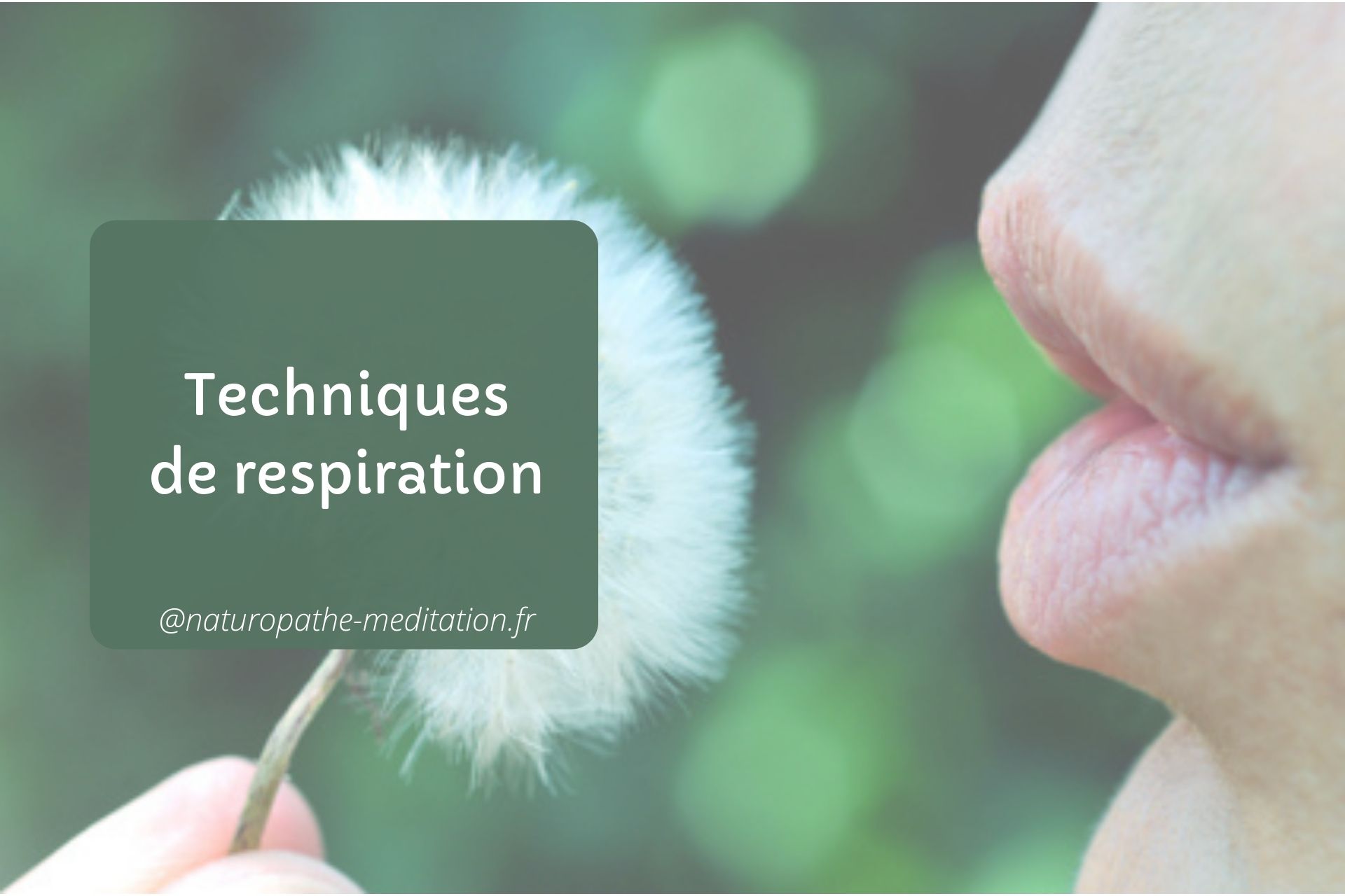 Techniques de respiration technique de respiration